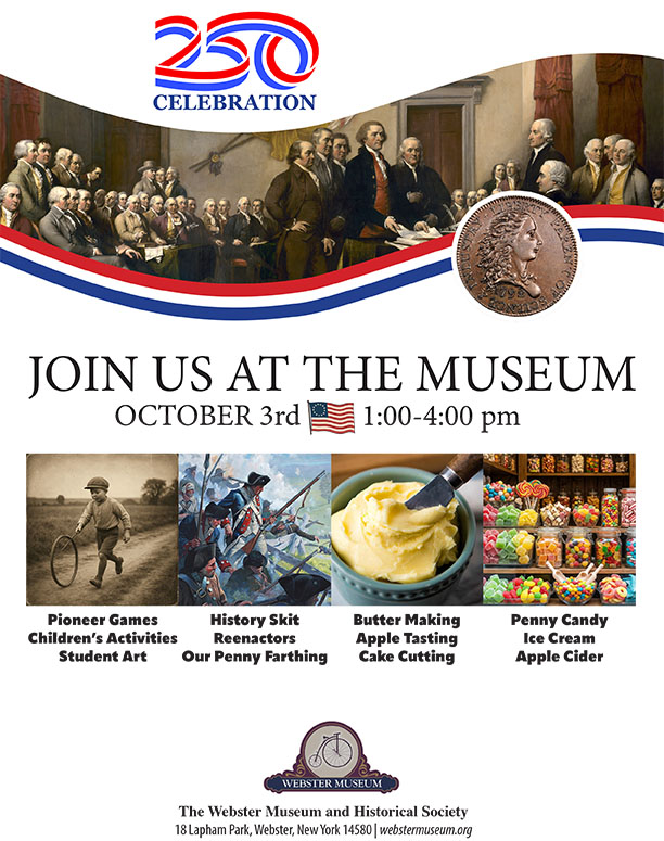 Webster Museum 250 Celebration